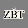 Paper Air Freshener W/ Tab - Greek Letters: Zeta Beta Tau
